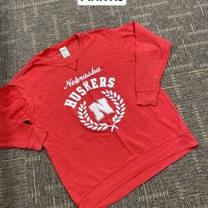 PINK Victoria's Secret Red Crew Neck Sweater